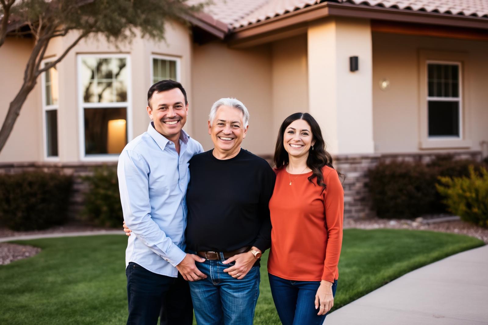 Happy Arizona homeowners